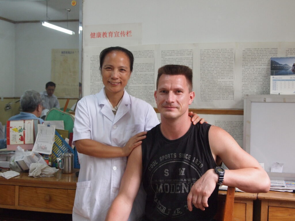 Andreas Kühne zusammen mit Frau Dr. Zheng in Peking